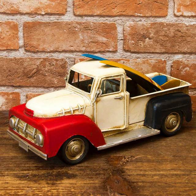 ブリキ　トラック ブリキのおもちゃ ヴィンテージカー サーフトラック Surf Truck