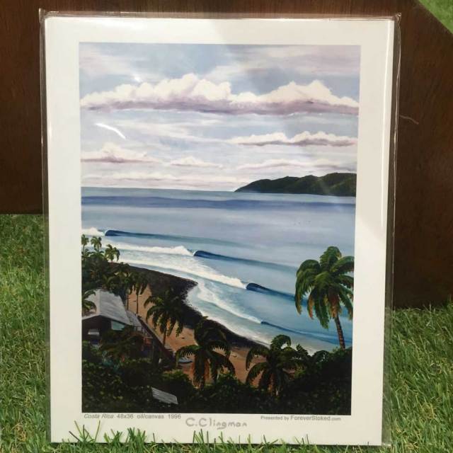 絵画 CALIFORNIA COLLECTION カリフォルニアコレクション　 CHARLIE CLINGMAN COSTA RICA/サーフアート　プリントアート