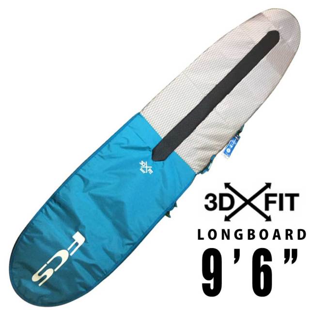 FCS　サーフボードケース　3DX FIT  LB DAY　Longboard Cover　9'6/ロングボード用　ハードケース　サーフィン