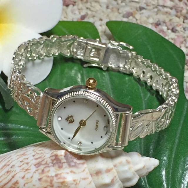 ハワイアンジュエリー シルバーブレスウォッチ バード・オブ