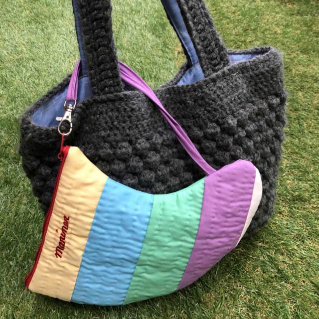 ハワイアンキルト　サーフフィンポーチ　SURF　FIN　POUCH/Hawaiian Quilt ハワイアン雑貨