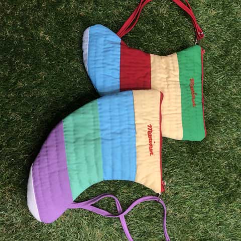 ハワイアンキルト　サーフフィンポーチ　SURF　FIN　POUCH/Hawaiian Quilt ハワイアン雑貨