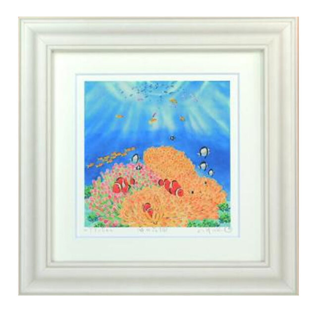 絵画 海の花畑 栗乃木ハルミ イラスト Bタイプ