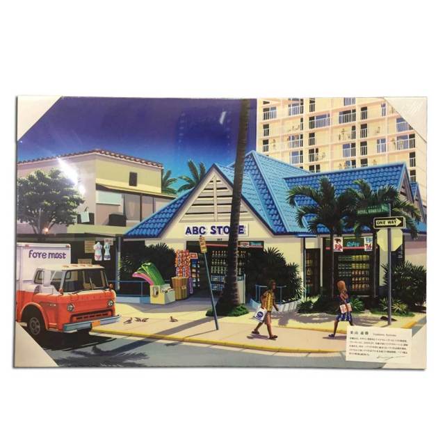 絵画 ハワイ キャンパスパネル絵　ABC  store 栗山義勝/Yoshikatsu Kuriyama ハワイアン雑貨