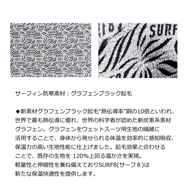 SURF8 RUBBER CAP 83F3G4 サーフエイト 3mm ラバー キャップ