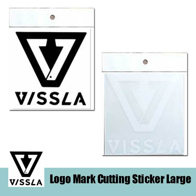 VISSLA　ヴィスラ　 Logo Mark Cutting Sticker Large ロゴマークカッティングステッカー ラージ 型抜きタイプ/MAST2LRG