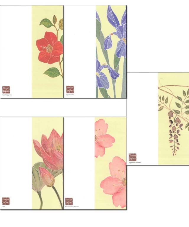 cicada はがき 伊豆の花シリーズ ポストカード5枚組