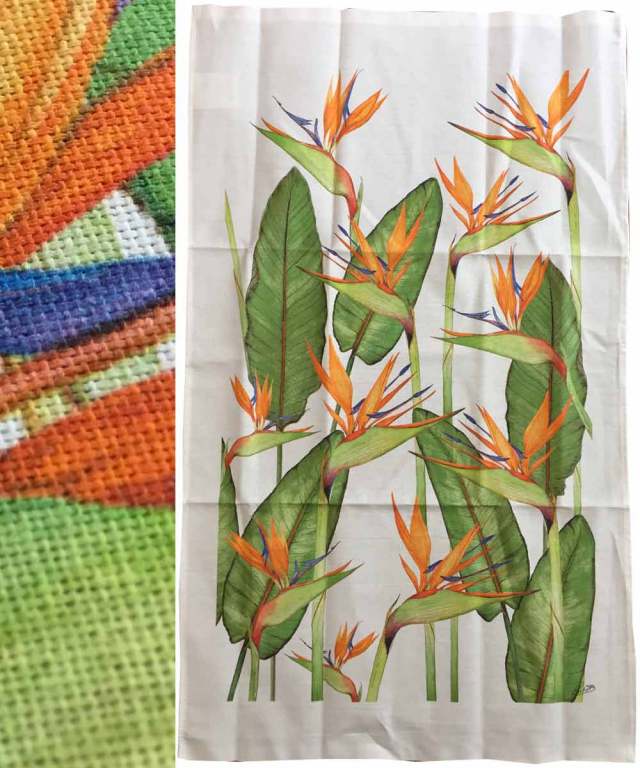 cicada ティータオル 手ぬぐい ストレチア テーブルクロス