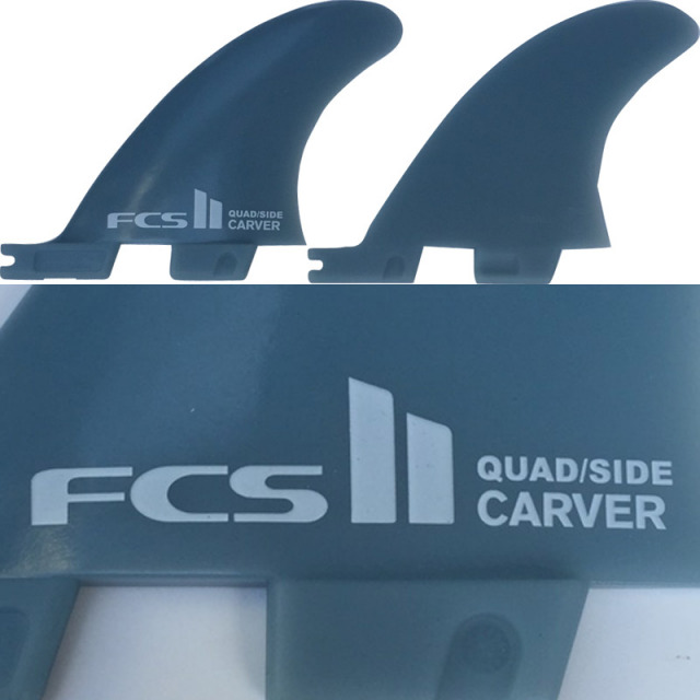 FCS2 CARVER Quad Rear Side Byte PG Small ハイパフォーマンスフィン/ツインフィン ショートボード サーフィン