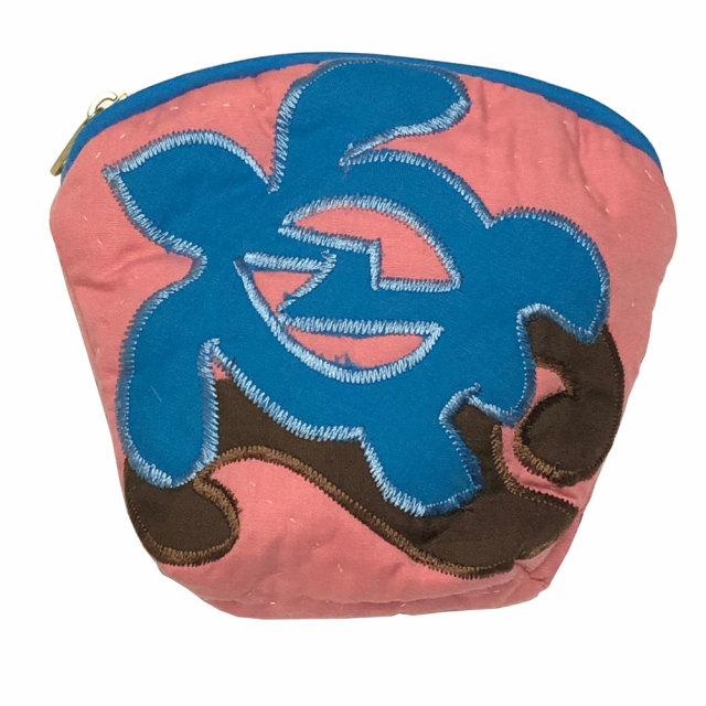 ハワイアンキルト Hawaiian Quilt ホヌ柄コインケース