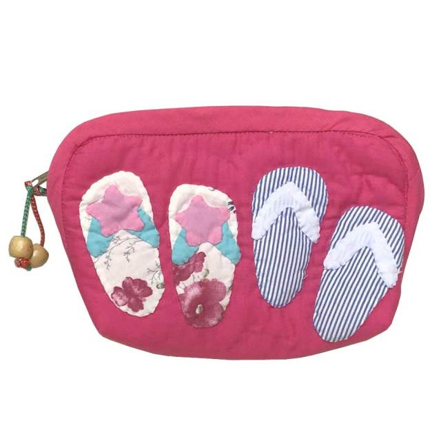 ハワイアンキルト Hawaiian Quilt ビーチサンダルポーチ/化粧