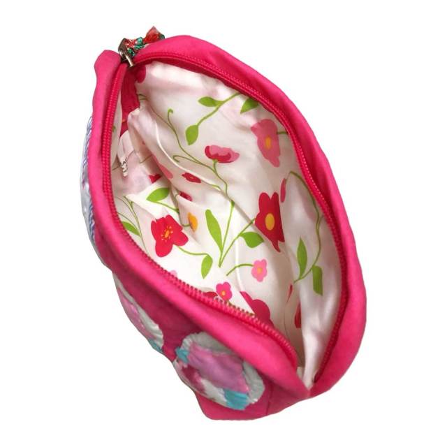 ハワイアンキルト Hawaiian Quilt ビーチサンダル ポーチ 化粧ポーチ 小物入れ ハワイアン雑貨