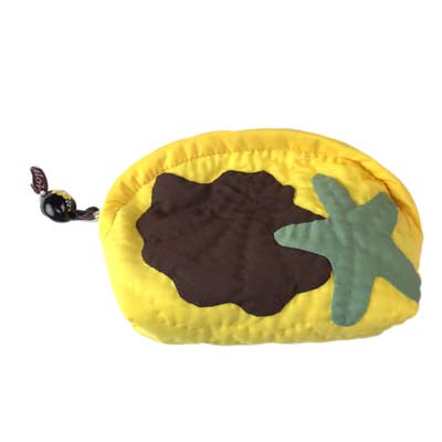 ハワイアンキルト Hawaiian Quilt スターフィッシュポーチ/化粧ポーチ 小物入れ ハワイアン雑貨