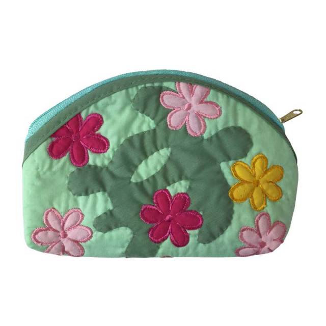 ハワイアンキルト　Hawaiian Quilt　アロハポーチ/ 化粧ポーチ　小物入れ　ハワイアン雑貨