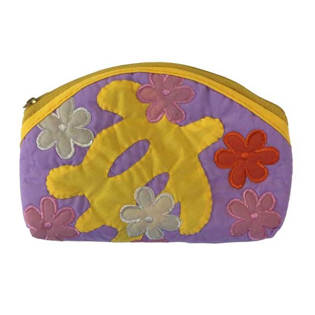 ハワイアンキルト　Hawaiian Quilt　アロハポーチ/ 化粧ポーチ　小物入れ　ハワイアン雑貨