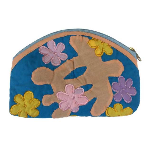 ハワイアンキルト　Hawaiian Quilt　アロハポーチ/ 化粧ポーチ　小物入れ　ハワイアン雑貨