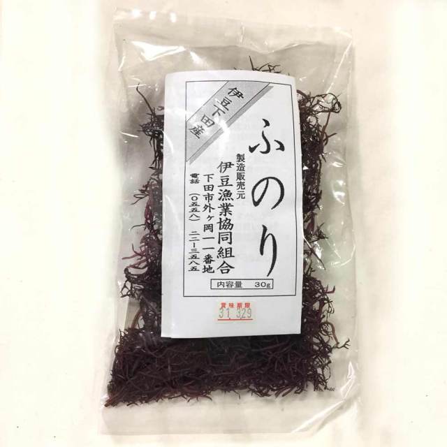 ふのり 伊豆下田産 天然物 70g