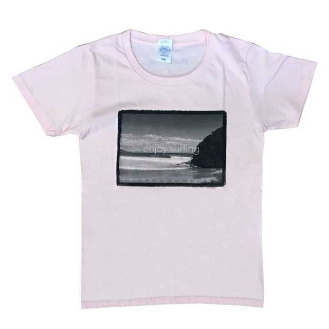 白浜マリーナオリジナル　白浜Tシャツ enjoy surfing SHIRAHAMA/トップス　ユニセックス　サーフィン