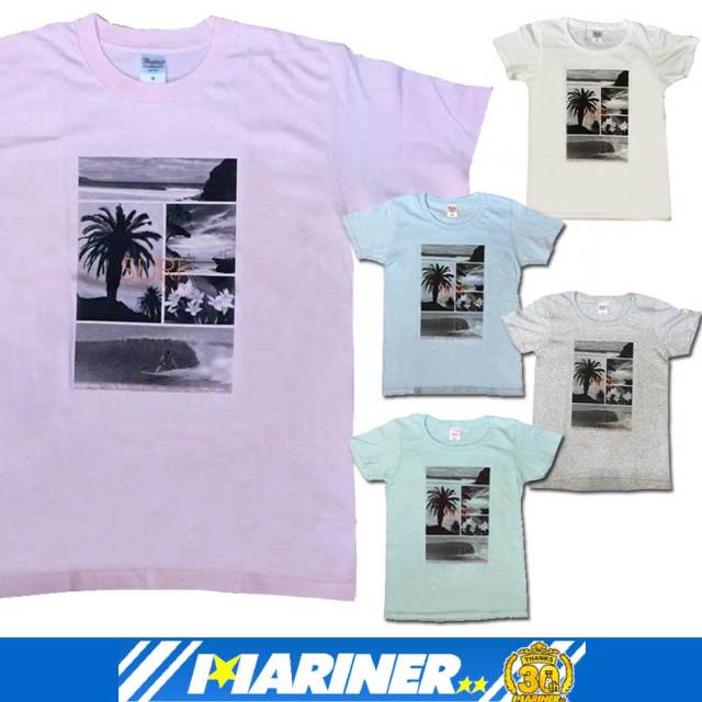 白浜マリーナオリジナル　白浜Tシャツ SURF CITY/トップス　ユニセックス　サーフィン