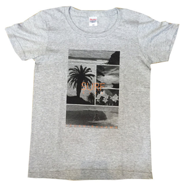 白浜マリーナオリジナル　白浜Tシャツ SURF CITY/トップス　ユニセックス　サーフィン