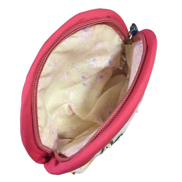 ハワイアンキルト Hawaiian Quilt　ククイ付きポーチ /ハワイアンキルト  バッグ ハワイアン雑貨