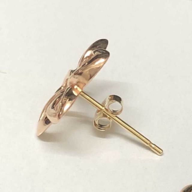 ハワイアンジュエリー 14k シンガポールチェーン付き透かしプルメリア