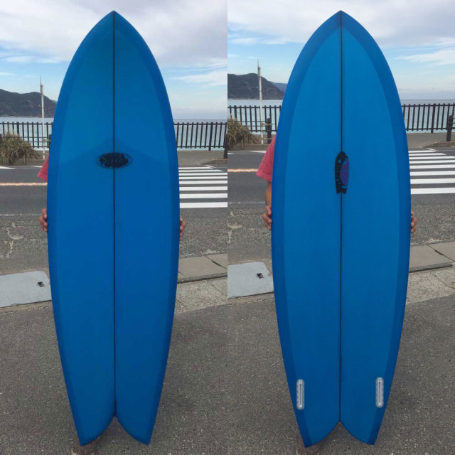 RUBBER SOUL　SURFBOARD Fishes 5'8 ラバーソウルサーフボード/ショートボード FUTURE