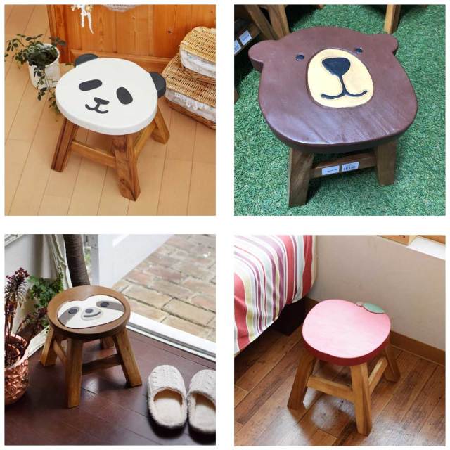 アンティーク ウッドスツール チェア/イス Wood Stool chair/生活用品