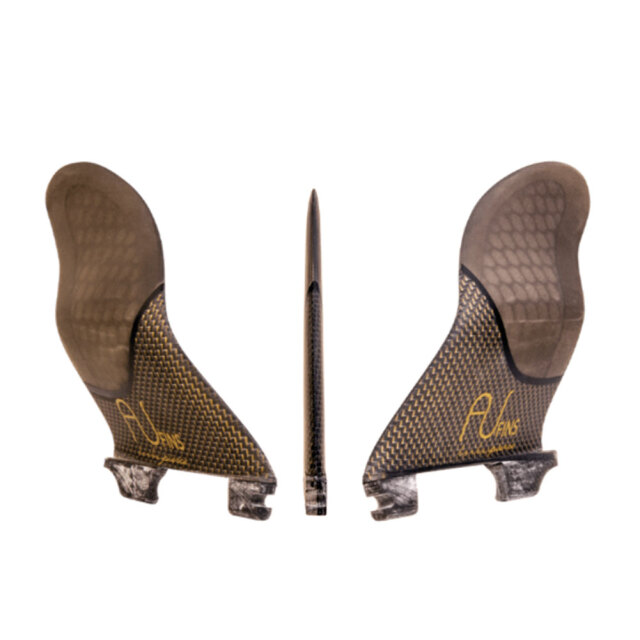 AU FINS LRc Thruster ハニカム×ゴールドカーボン