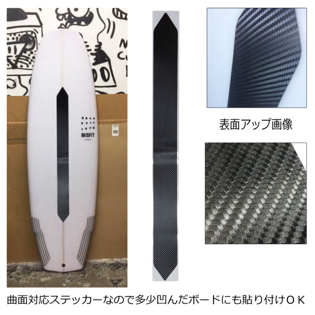 CARBON PATTERN PROTECT STICKER Lサイズ