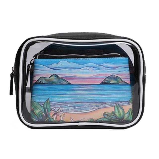【日本限定モデル】スクエア3点ポーチ Lanikai Sunrise 1118S31209-013　カラーマルチ3