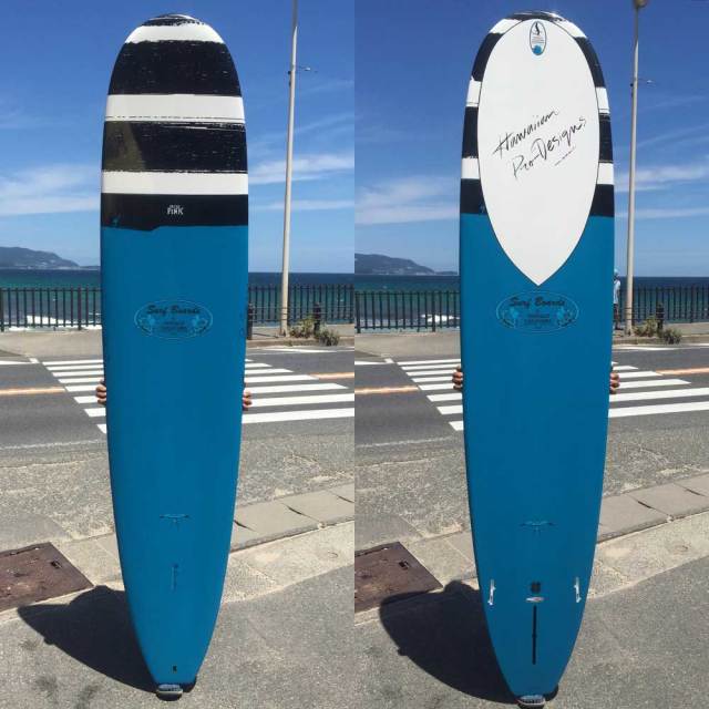 ロングボード　SURFTECH HAWAIIAN PRO DESIGNS ドナルドタカヤマ IN THE PINK 8'6　Blue