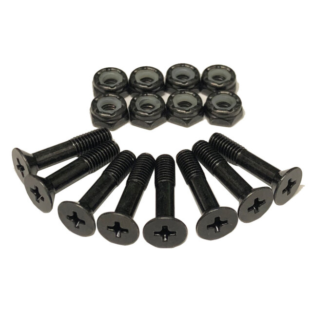 Master mind マスターマインド スケートボード用 ビス&ナットセット 7 / 8 インチ プラス穴 8個/パーツ