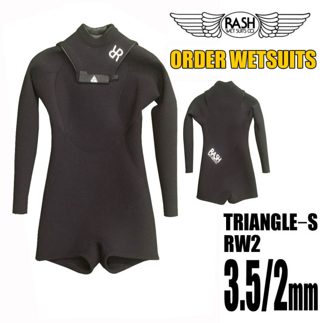 RASH WETSUIT ラッシュウェットスーツ　レディース スプリングジャンキー　3.5/2mm　TRIANGLEーS/RW2/ロングスプリング