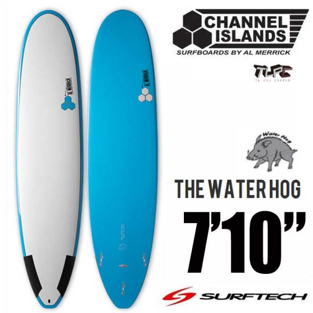 ファンボードCHANNEL ISLANDS　チャネルアイランズ　SURFTECH AWATER HOG LT.Blue 7'10