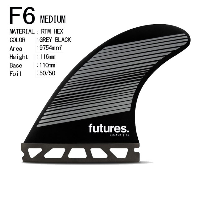 フューチャーフィン サーフィン ショートボード FUTURE FIN LEGACY F4 F6 トライフィン RTM HEX TRI FIN 3FIN 3枚