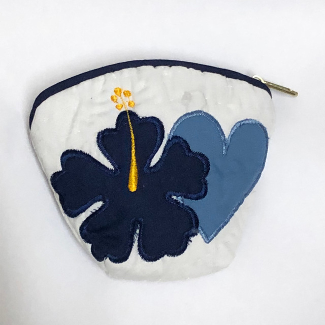 ハワイアンキルト Hawaiian Quilt ハイビスカスコインケース 小銭入れ 財布 レディース ギフト プレゼント かわいい