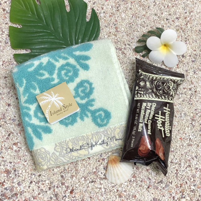 アイランドスタイル キャシーマムハンドタオル×ハワイアンホースト
