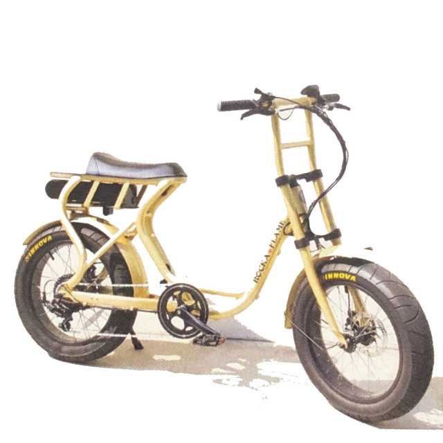 電動アシスト付き自転車ロカフレームフーマシャンパンゴールド 