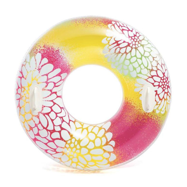 子供用 浮き輪 インテックス トランスピアレント チューブ 97cm