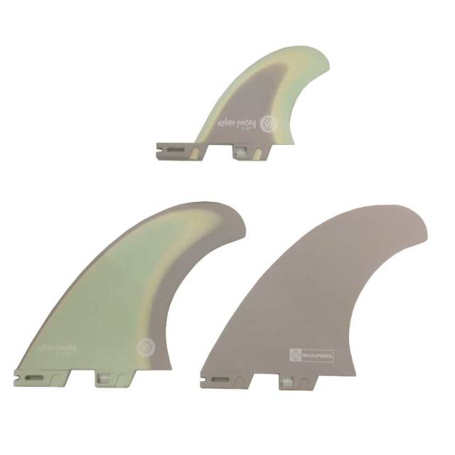SHAPERS FINS ASHER PACEY5.59 Pastel　Twin Fin + optional traier fin　S2BASE/FCS2タイプ