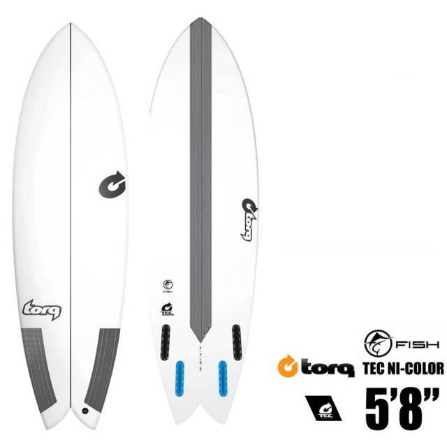 TORQ Surfboard トルクサーフボード TEC FISH 5'8 EPS フィッシュ エポキシ ショートボード