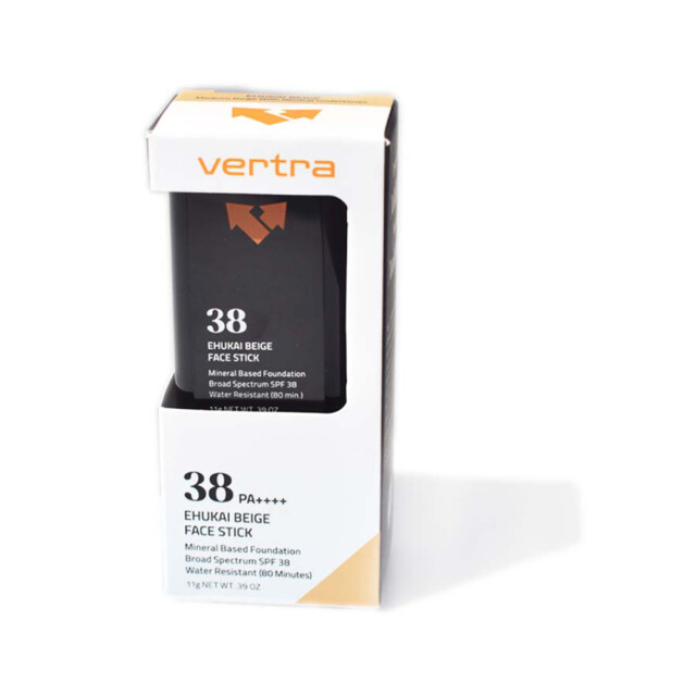 Vertra バートラ 日焼止め フェイススティック EHUKAI BEIGE エフカイベージュ SPF38