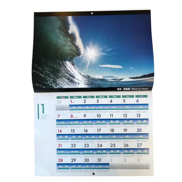 2024 SURFING PHOTO CALENDAR respect JAPAN サーフィンフォト