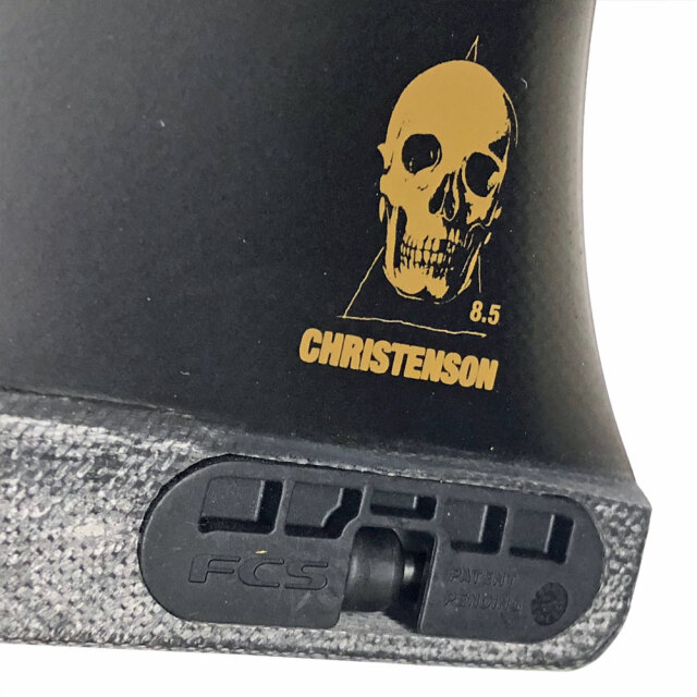 FCS2 CHRISTENSON LONGBOARD FIN PG BLACK 8.5