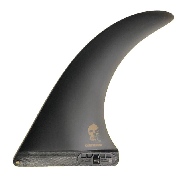 FCS2 CHRISTENSON LONGBOARD FIN PG BLACK 7.5