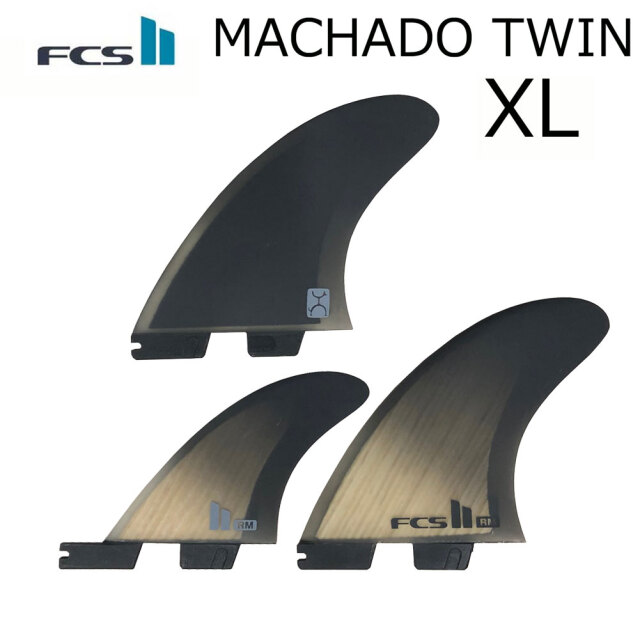 FCS2 ショートボード用フィン ロブマチャドツイン+スタビライザーフィン PC 2+1 MACHADO TWIN Performance Core