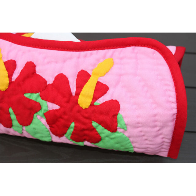 ハワイアンキルト　Hawaiian Quilt　ティッシュボックスカバー ハイビスカス