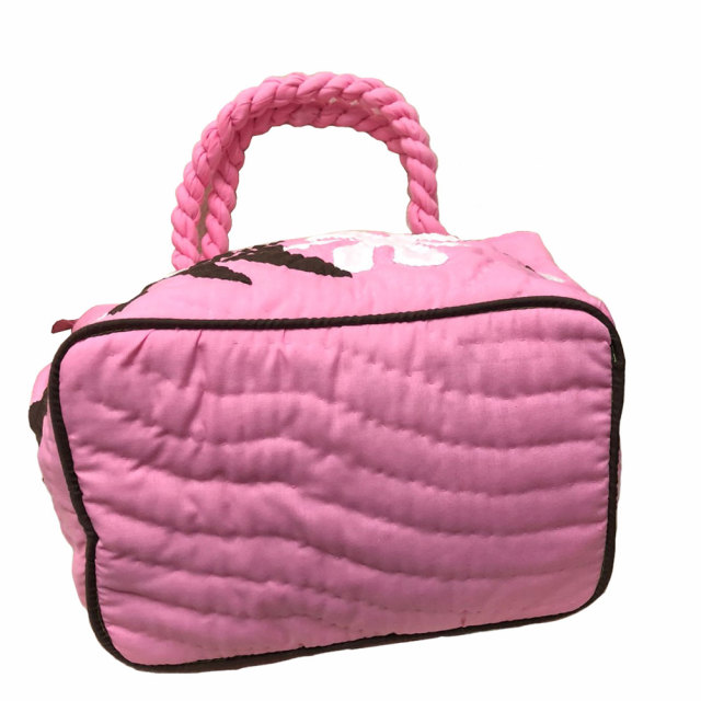 ハワイアンキルトバッグ　 ショルダーバッグ ピンク ハワイアンキルト ハンドバッグ ティアレ×シダ ピンク Hawaiian quilt