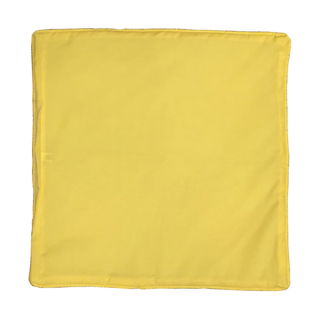 ハワイアンキルト 45cm×45cm用 クッションカバー イエロー×オレンジ